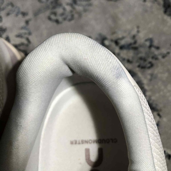 On Cloud Cloudmonster Women's Running Shoes Moon/ Fawn - Picture 10 of 11